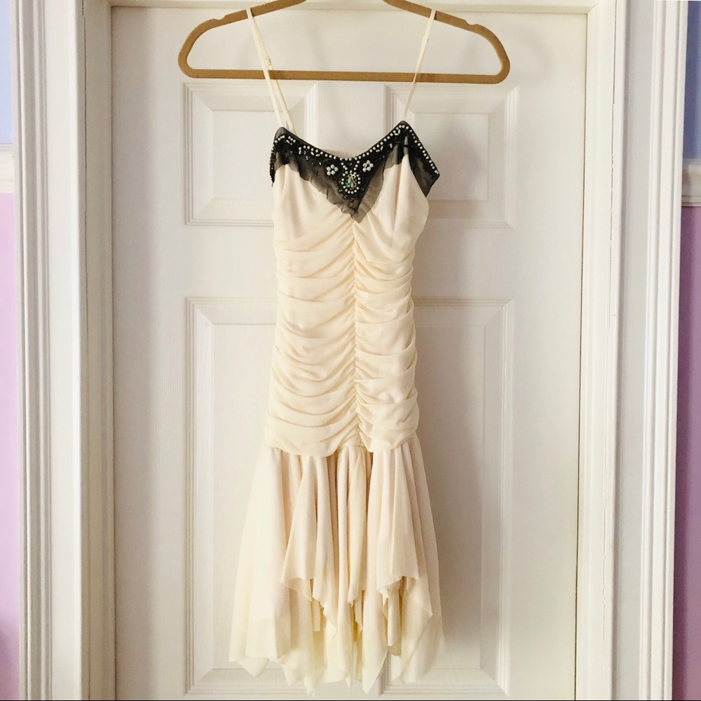 In Deux Trois Ruffled Mini Dress